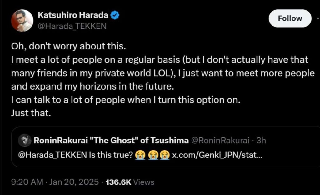 harada out bandai namco - KoKang Gaming