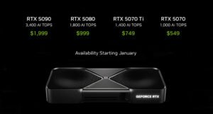 nvidia rtx 50 series