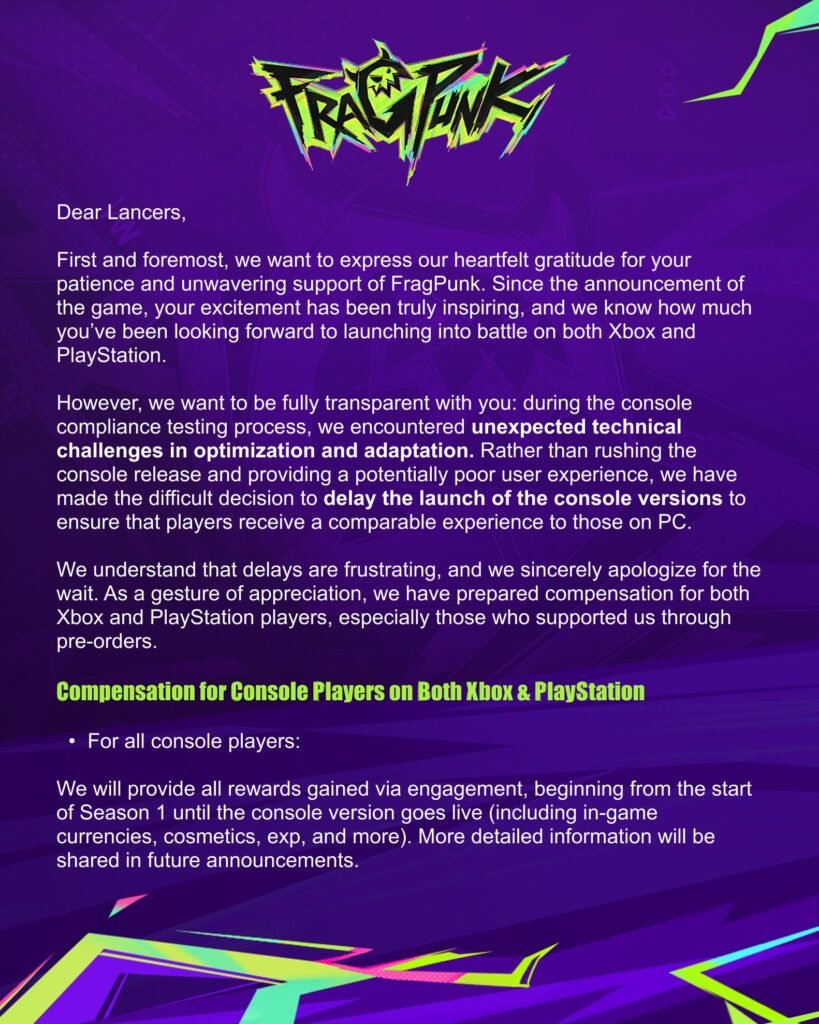 fragpunk console delay - KoKang Gaming