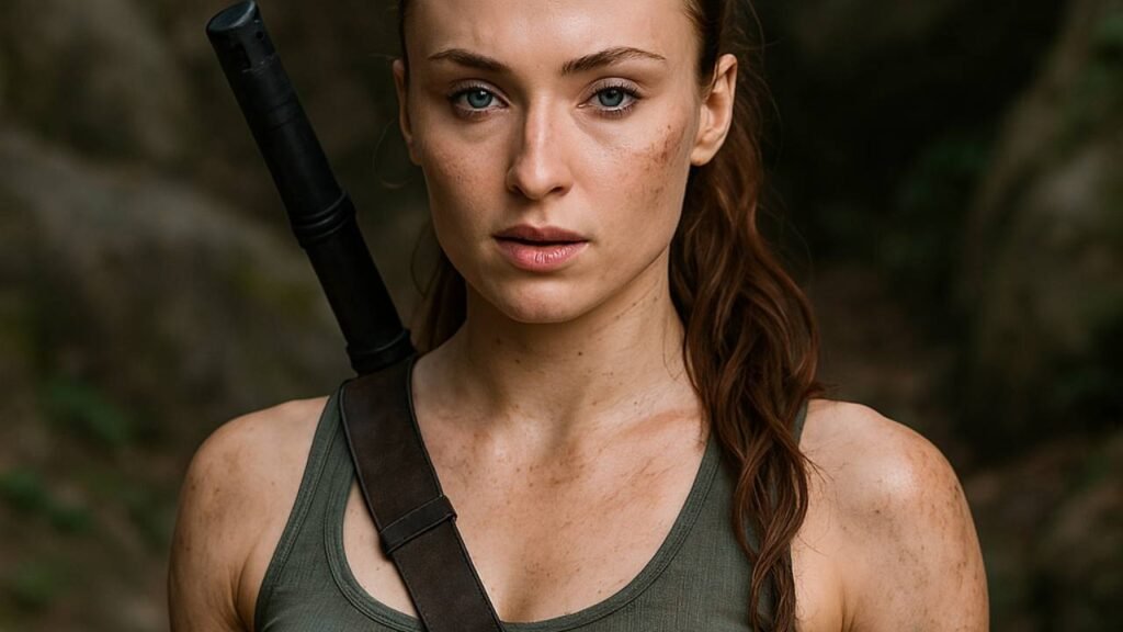 sophie turner lara croft ai - KoKang Gaming amazon tomb raider movie