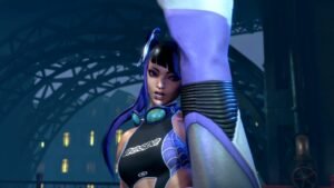 juri in street fighter 6 and aespa collab