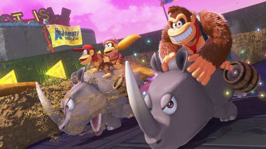 donkey kong bananza team is the same with super mario odyssey