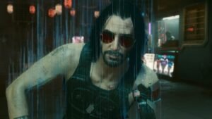 keanu reeves as johnny silverhand in cyberpunk 2