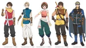 suikoden: the anime character keyarts