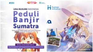 uma musume and wuthering waves indonesian community helps flood victims