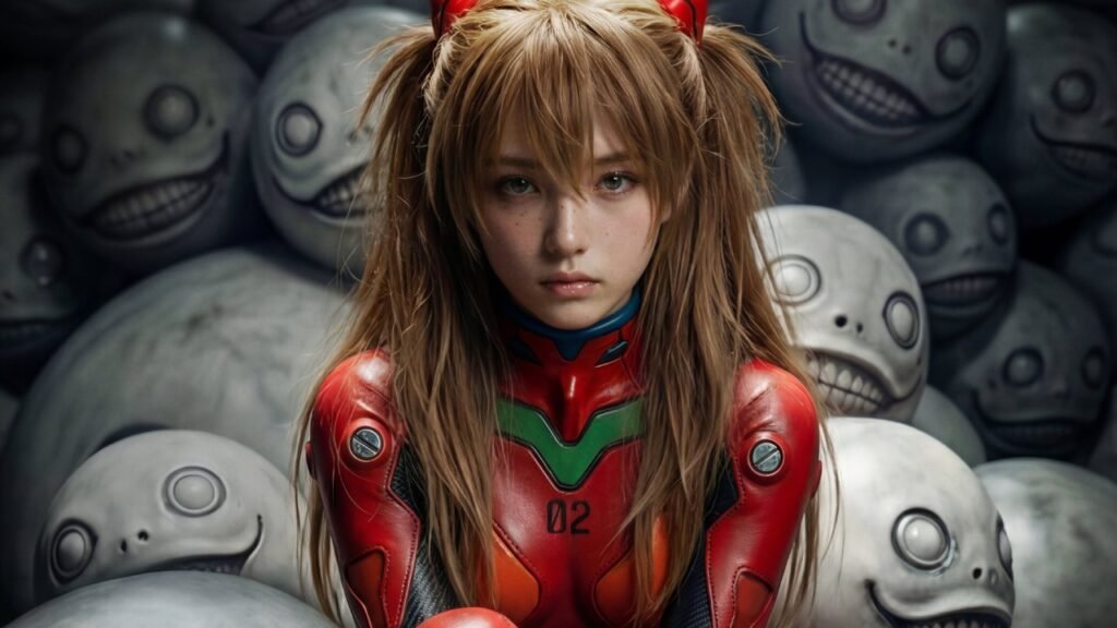 Shift Up CEO is using AI artwork to celebrate new Evangelion anime by Yoko Taro.