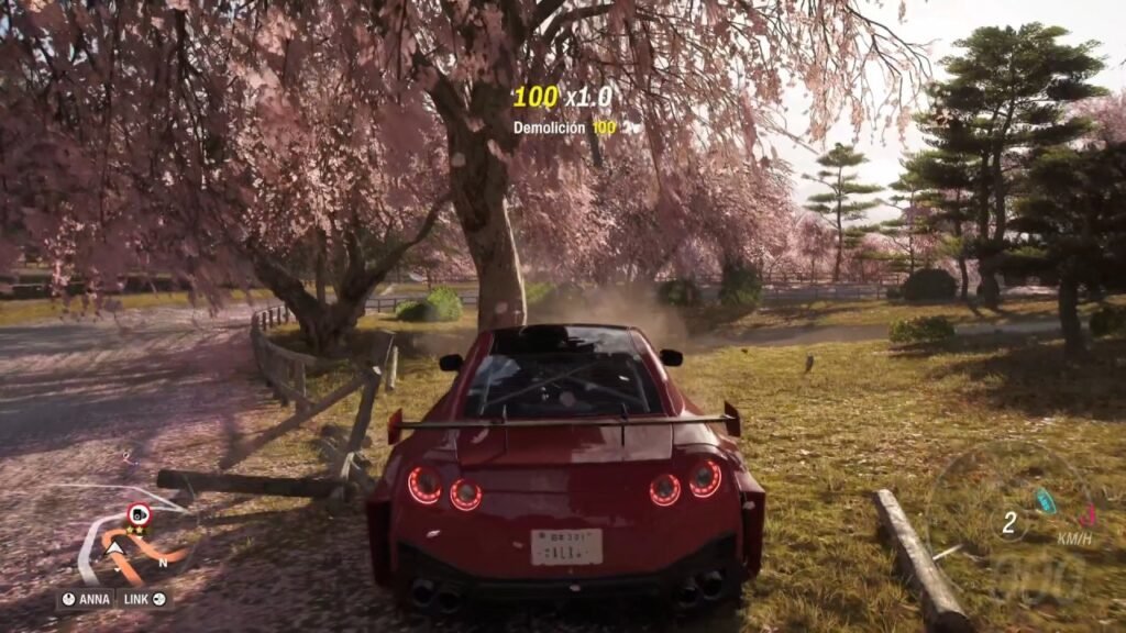 forza horizon 6 won't let you destroy cherry blossom / sakura tree
