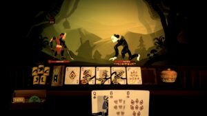 deadhand theater is a deckbuilder roguelike from Indonesia