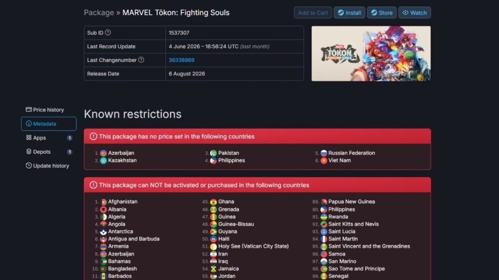Marvel Tokon Versi PC Terancam Tidak Bisa Dimainkan di 132 Negara 2