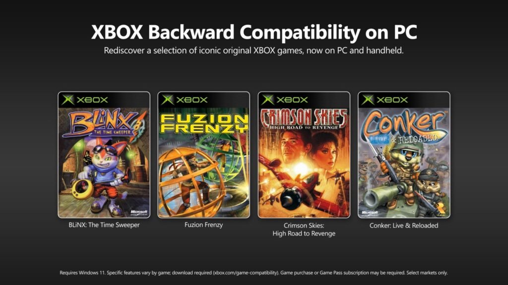 xbox original backward compatibility now available on PC
