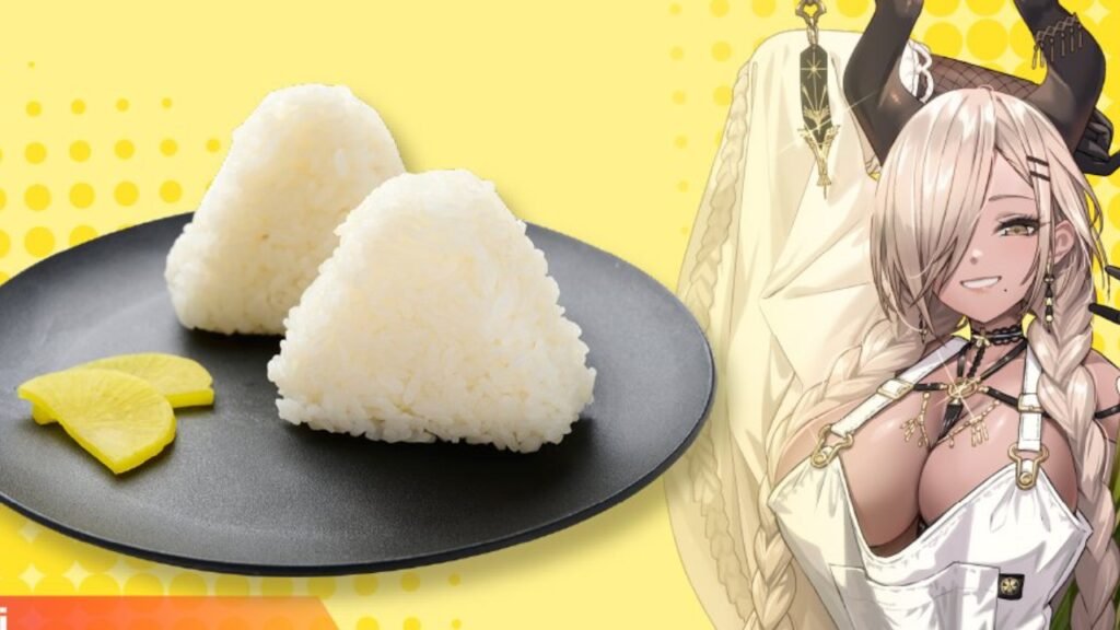 azur lane sells onigiri made from rice powered gyaru anime girl voices