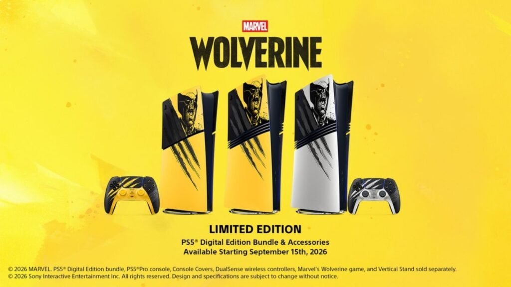 Cadas, Sony Pamer Playstation 5 Edisi Marvel's Wolverine 2