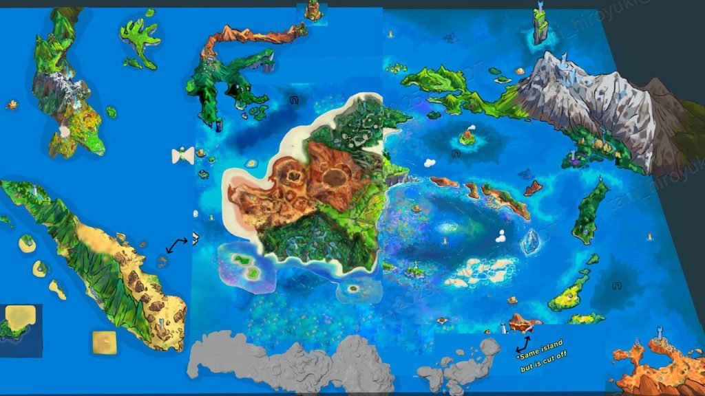 indonesia map for pokemon winds & waves