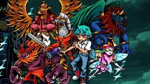 project q from holy tower games try to blend bullet heaven, rogue lite, dan persona in the same room